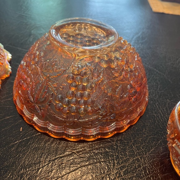 VINTAGE CARNIVAL GLASSWARE (5 Pieces)!!!  BEAUTIFUL 😍 DEAL! - Picture 7 of 7